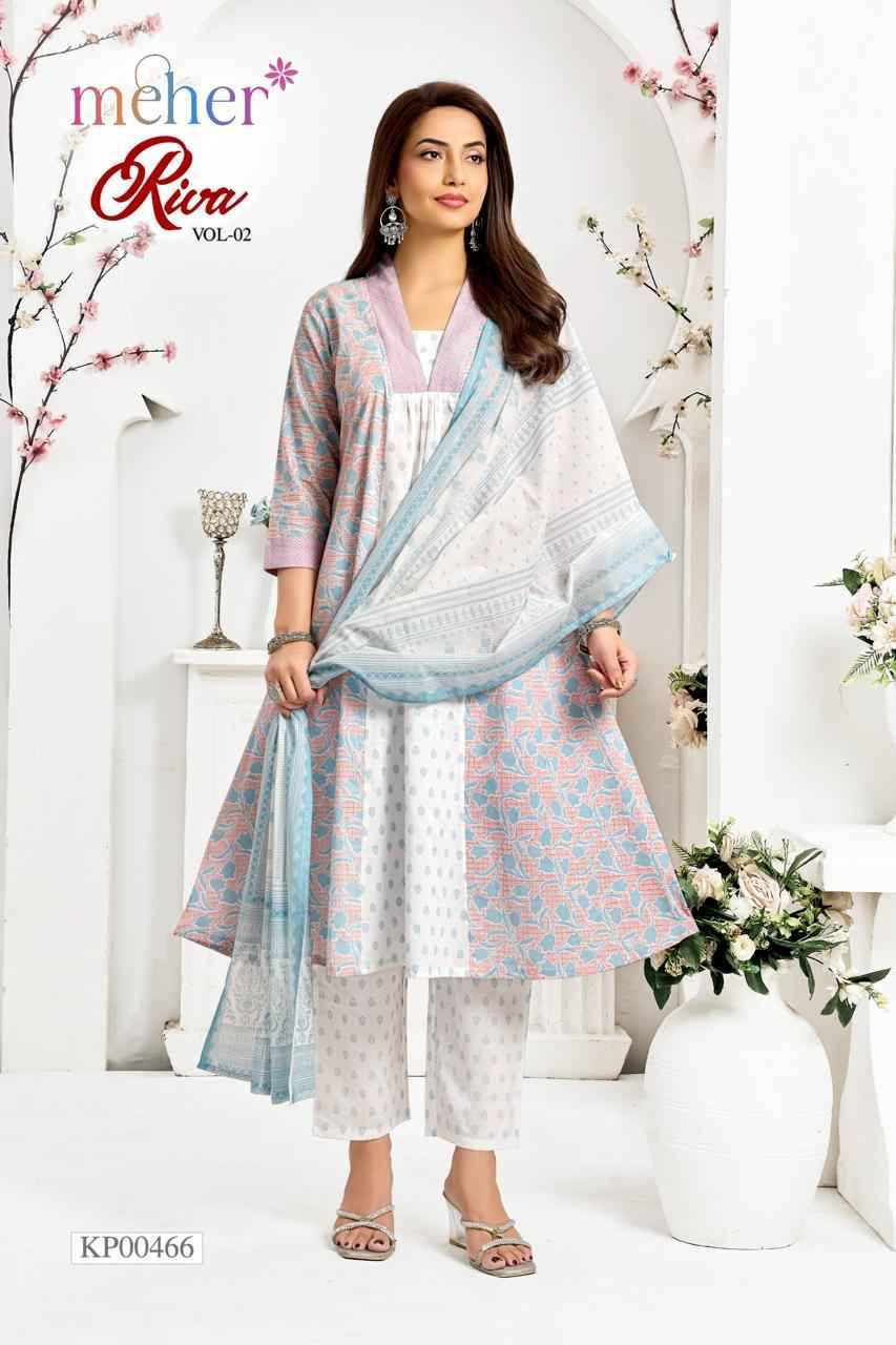RIVA VOL. 2 By Meher 463 To 468 Series Stylish Fancy Colorful party weat dresses At Wholesale Price